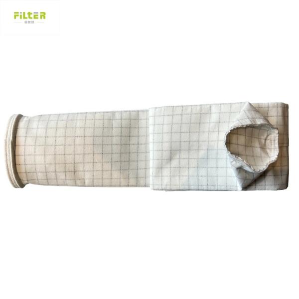 550GSM Saco de filtro antiestático de poliéster para a indústria do asfalto