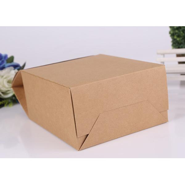 Сумки подарка Брауна Kraft рождества бумажные обедают квадратный бумажный мешок с ручками