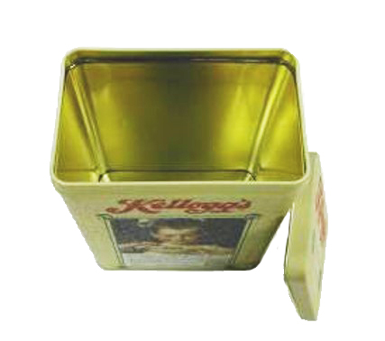 Food Grade 0.23mm Plate Metal Coffee Square Tin Can