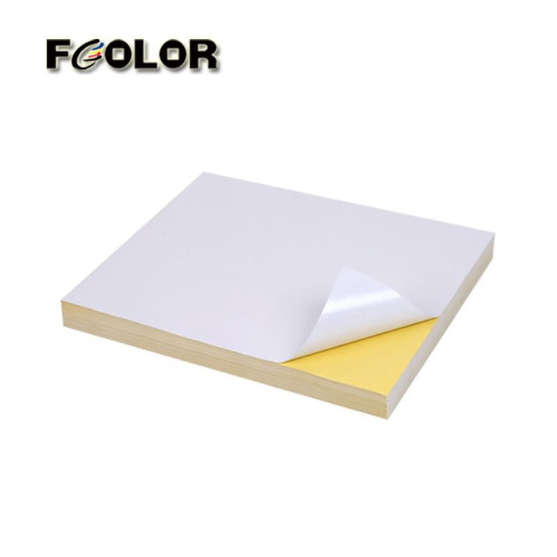FCOLOR Favourable Waterproof Self Adhesive Label Sticker Paper Sheet in Food Bottle Packing Label