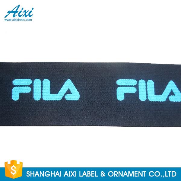 Nylon / Polyester / Cotton Webbing Jacquard Elastic Band For Garment / Underwear