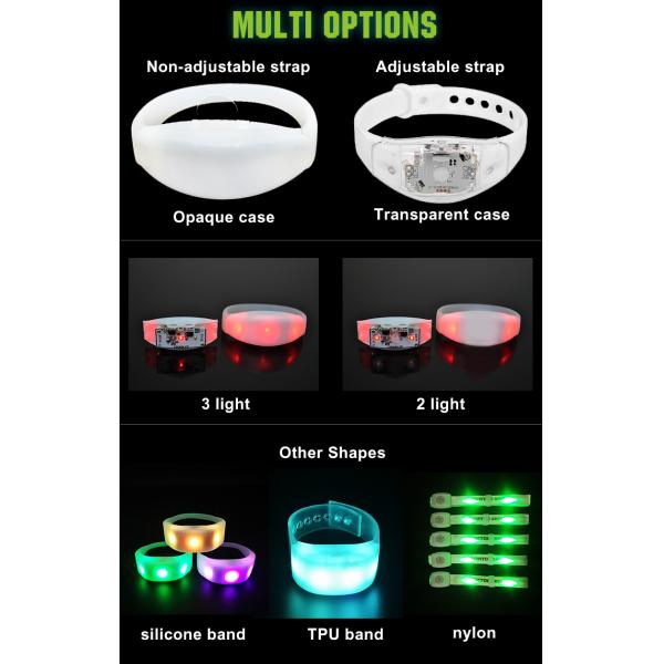Plastic Light Up Bracelets for All Your Party Needs Glow in The Dark and Durable