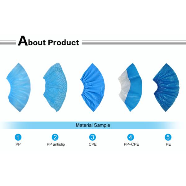 anti skid Disposable Shoe Covers disposable construction booties custom size