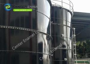 Vidro fundido ao tanque de armazenamento industrial de aço das águas residuais