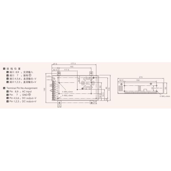 S-350-12 Over Voltage Protection Power Supply