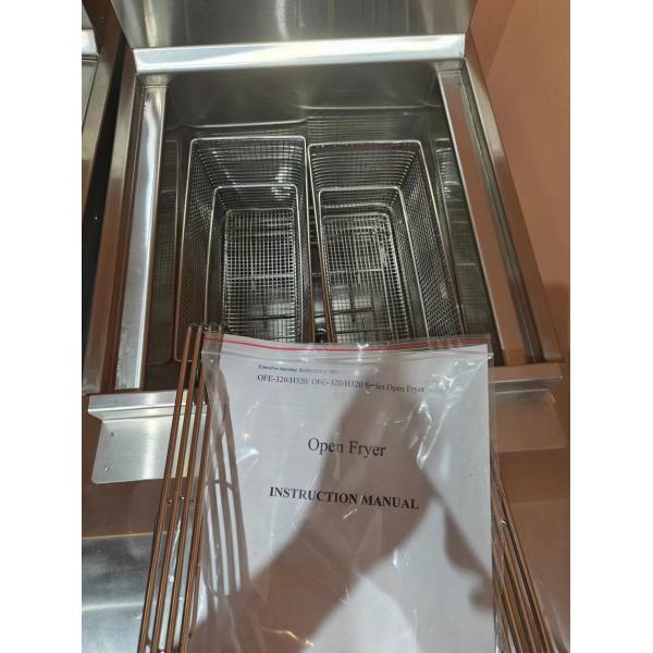 Два котла четыре корзины Электрический цифровой компьютерная панель Открытый фритюрник с фильтрацией масла