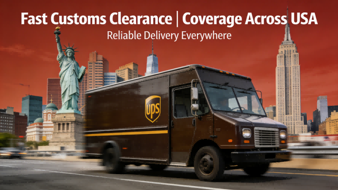 Shipped From Yantai Delivered By UPS Fast Customs Clearance Coverage Across USA