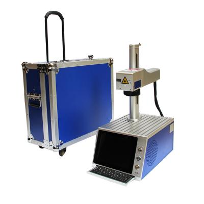 Galvo Head Mini Laser Engraver Etching Machine For Metal , Energy Saving