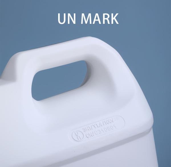 Logotipo do cliente aceitável EVOH COEX Fluoreto 5L Barril de plástico para armazenamento de produtos químicos