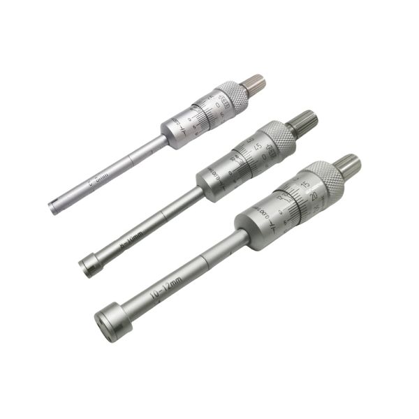 Three Point Internal Micrometer Set Includes Calibration Ring & Accessories