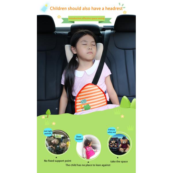 Soft And Comfortable Kids Cars Memory Foam Pillow For Car Seat Seatbelt Cover For Kids