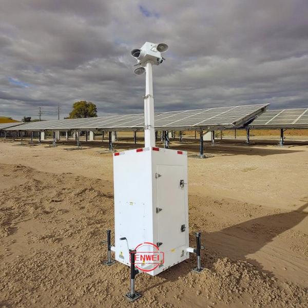 Rugged Waterproof Design Cube Surveillance Tower For Harsh Environments