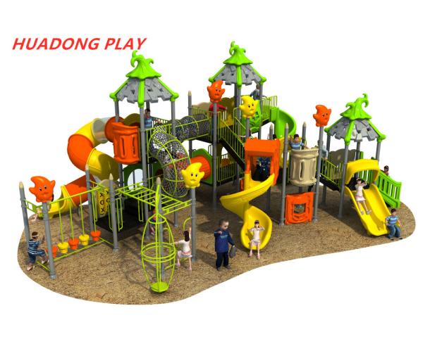Magic House Series Outdoor Ride Kids Plastic Slide Equipment For 3-12 Years Old