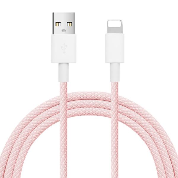 2-Pack Tangle-Free Braided Cable MFi-Certified Alternative for OEM Support and Customized Needs