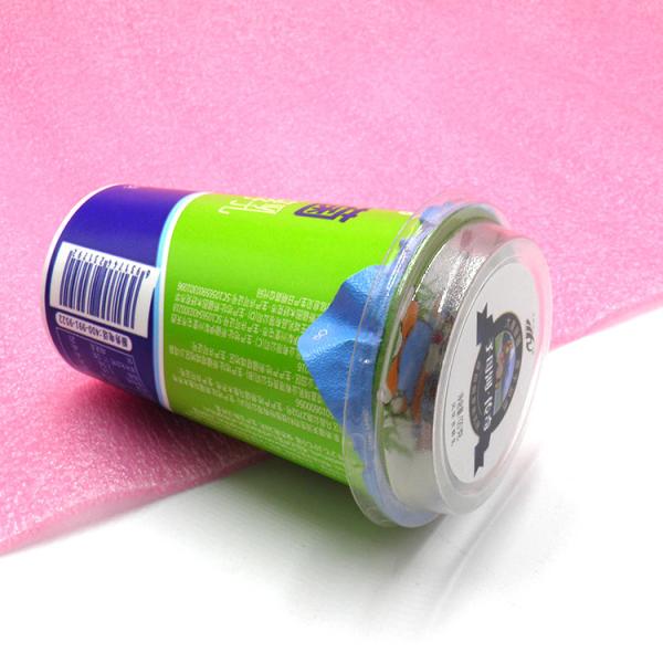 Food Grade Paper Frozen Yogurt Cups 3oz 4oz 70mm Top Dia 100mm Cover SGS