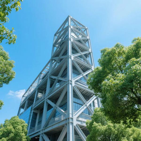High Safety Durability Modern Portal Steel Building Workshop Robust