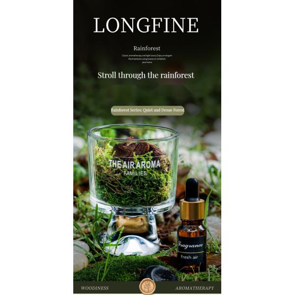 100ml Nature-Inspired Moss Diffuser Creative Scented Oil Diffuser for Keeping Air Fresh