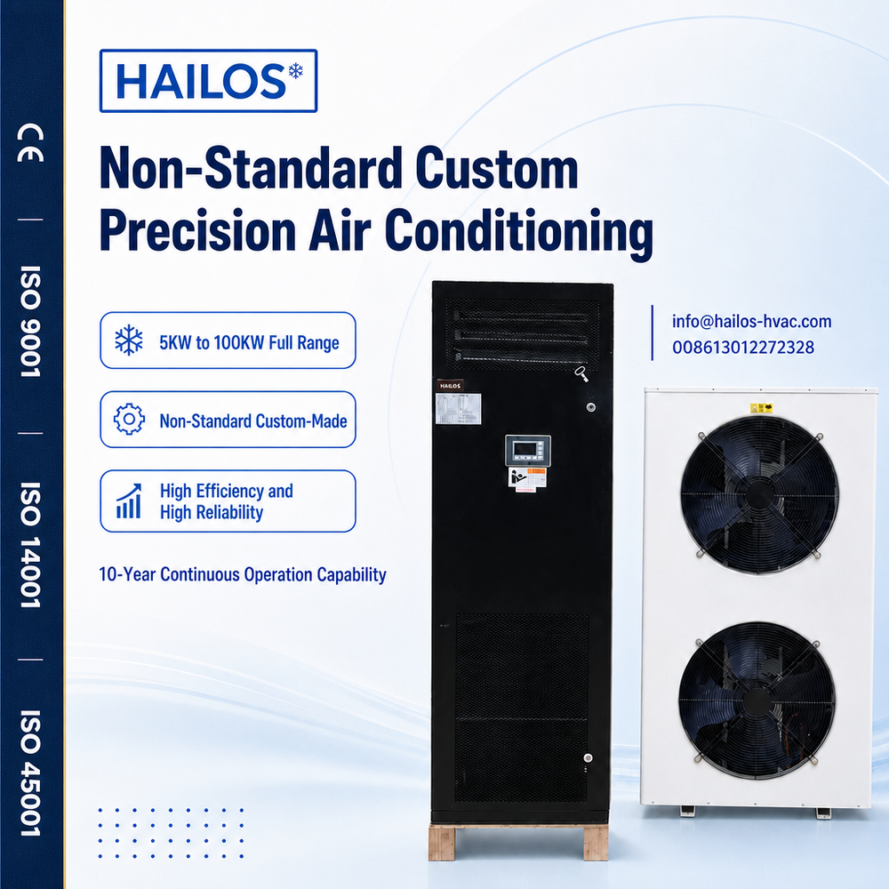 Hailos Precision Hvac Pacu Data Center Air Conditioner 4kW 8kW 12kW For Laboratories