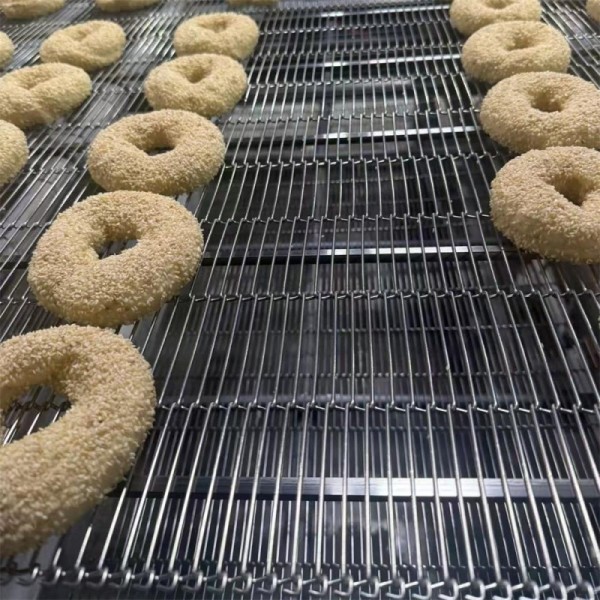 Stainless Steel Ladder Wire Mesh Conveyor Belt Chocolate Enrobing Chain Link for Oven Baking