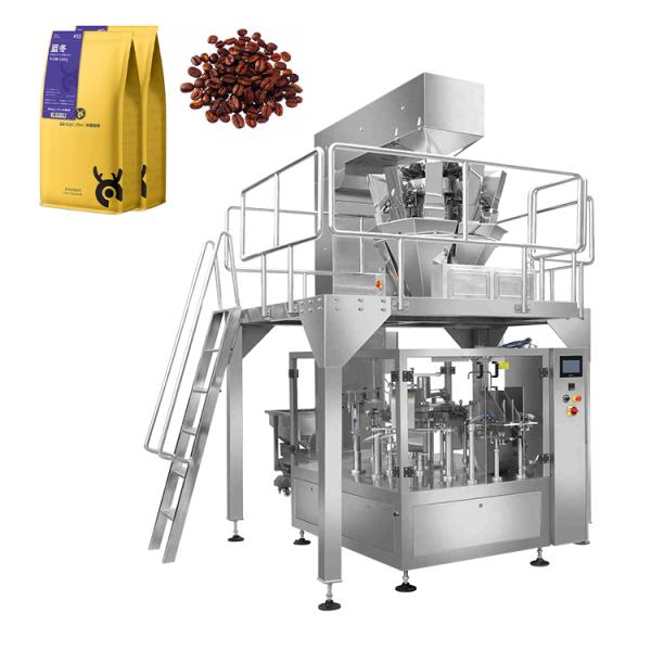 Машина завалки сумки Premade Weigher Multihead с герметизируя упаковкой