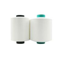 O Spandex de grande resistência revestiu o poliéster 100% do fio reciclou a fibra química