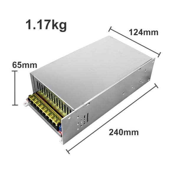 Ультра высокая мощность 1000W 28V 49A Серебряный адаптер питания для наружного электронного устройства дронов