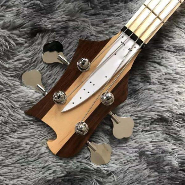 Custom 4 Strings Walnut Wood Maple Fingerboard Neck Through Body Electric Bass