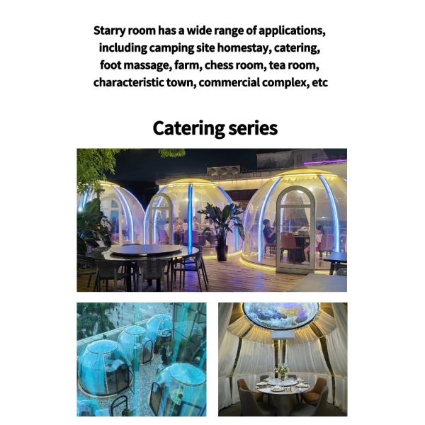 Outdoor Transparent Star Spare Room Homestay Hotel Dining Outdoor Courtyard Mobile Sun Room Tent