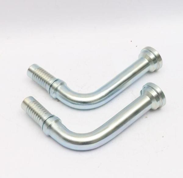 Acessórios de flange de 90 cm de altura de aço inoxidável de cabeça redonda para mangueira hidráulica 3000 psi