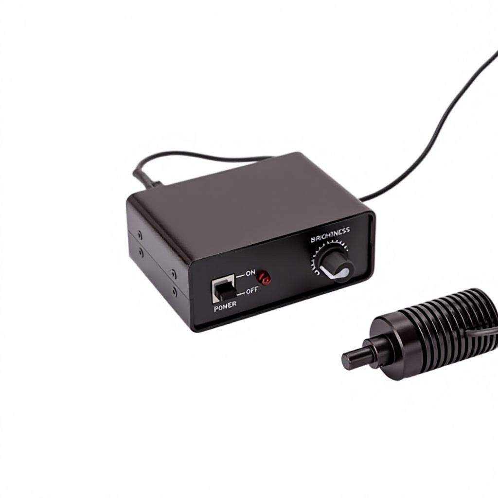 Supplier 3W 6500K Coaxial Point Light Source LED Adjustable Illumination for Lens Microscope Small Size MSS-A-DGY01