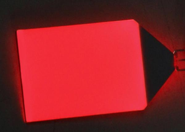 Luz de fundo do ecrã LCD monocromático vermelho