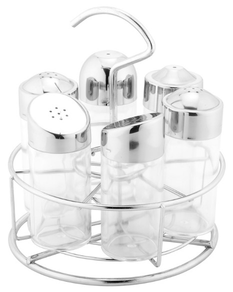 Distributeurs de sauce de soja et de pétrole de dispositifs trembleurs de sel et de poivre/pots en verre haut transparents de condiment