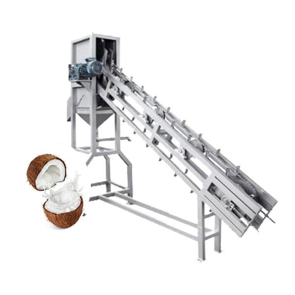 Stainless steel coconut half cutting water collecting machine for young green coconut