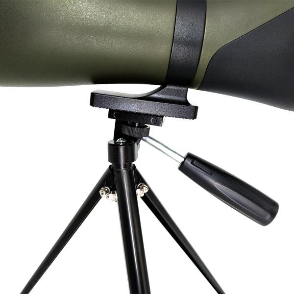Updated 20-60x80 BAK4 Angled Telescope With Tripod And Carrying Bag And Smartphone Adapter
