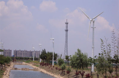 Turbina de viento de la echada variable de SWT-5Kw