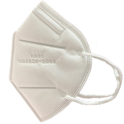 CE FDA Approval KN95 Medical Mask , Disposable Pollution Mask Meltblown Filter
