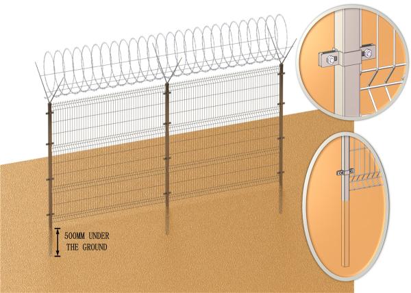 Galvanized/PVC welded wire fence garden fence 3d protecting fence welded protecting fence wire mesh protecting fence