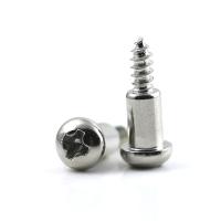 M3 métrique personnalisé nickel plat Croix ronde de la tête de tapotement de filetage de l' épaule de la vis