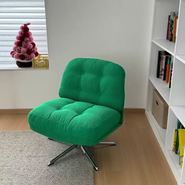 Modern Minimalist Single Seat Lazy Lounge Chair Office Chair Home Living Room Swivel Sofa Chair Recliner Eco-Friendly AcreECO