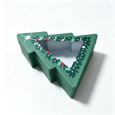 Christmas Paper Gift Box For Showcasing Holiday Products In Retail Displays And Events