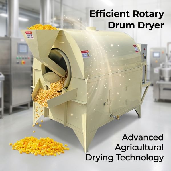 Corn Rice Wheat Sorghum Drum Dryer Agricultural Product Drying Equipment Factory Direct Sales Automatic Rotary Dryer