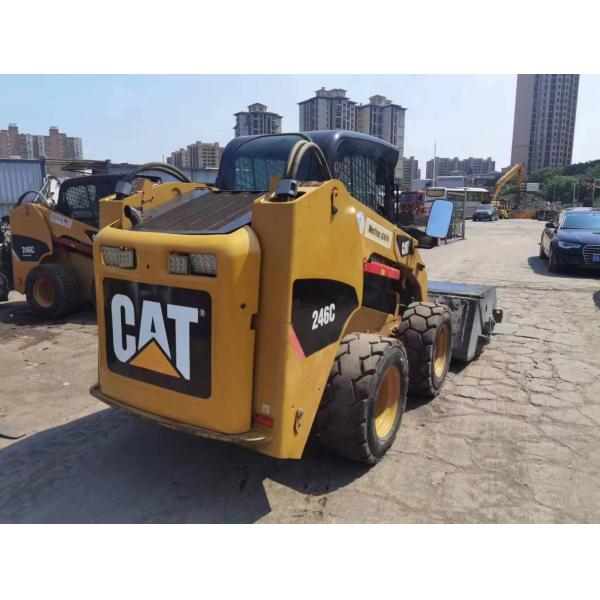 YUNNEI Engine Original Paint Used Caterpillar 246C Wheel Loader in Excellent Condition