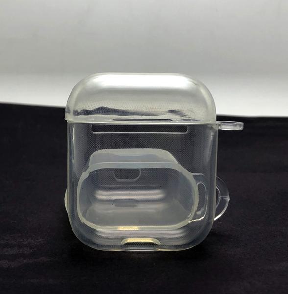 Transparence Case Protective Silicone Cover Skin Compatible with Apple AirPods 2 and 1