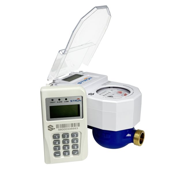 Brass Body Lora Wireless Prepaid Water Meter with 16MPA Water Pressure and 8 Years Battery Life