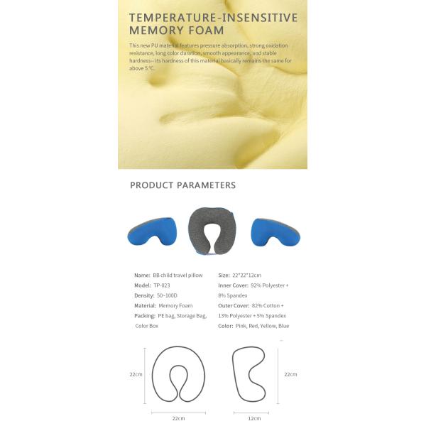 Multifunctional Travel Neck Pillow Organic Adjustable Head Rest Chin Support