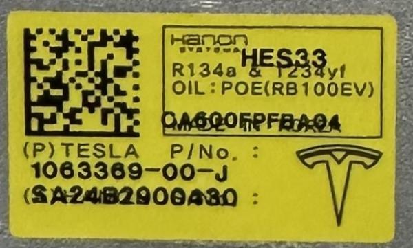 Rigorously Tested Hanon Electric Compressor CA600FPFBA04P FA TESLA Model S 2016- 1063369-00-G Quiet Operation​