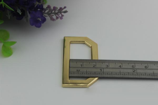 China wholesale 38 mm adjustable strap metal d ring for shoulder bag