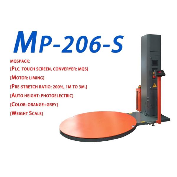 MQSPACK Semi-auto Stretch Pallet Wrapping Machine With Weighing Scale