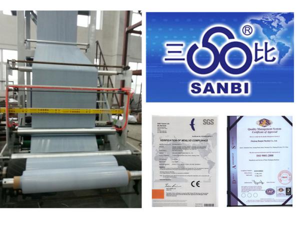 Screw Diameter 30mm Double layer Rotary Die Blown Film Extrusion Machine