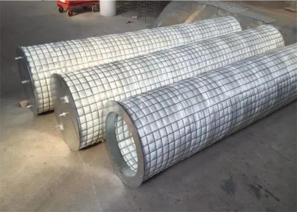 Preservative Cylindrical Fiberglass Demister Fiber Bed Filter Corrosion Resistance